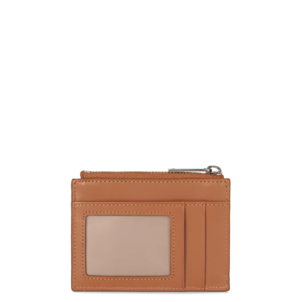 Porte-cartes femme cuir Lancaster Paris PM camel