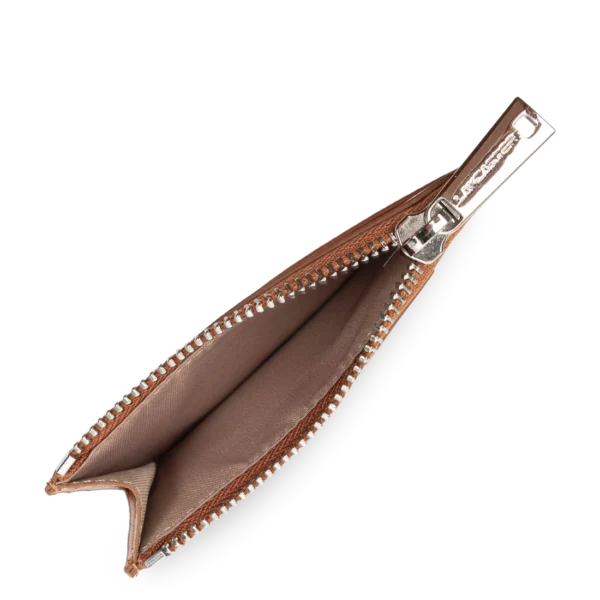 Porte-cartes femme cuir Lancaster Paris PM camel