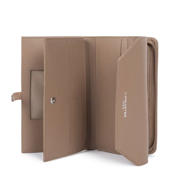 Compagnon dos à dos cuir Smooth Lancaster praline