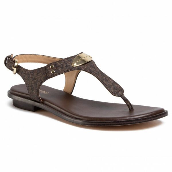 Sandales plates Michael Kors BROWN