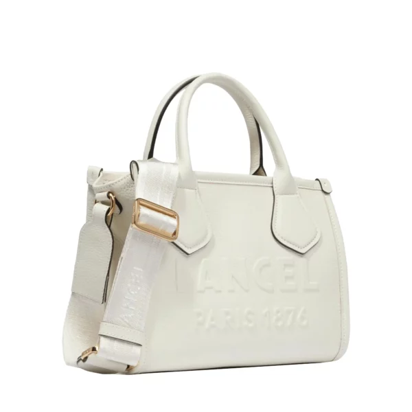 Petit sac cabas S Jour cuir Lancel neige