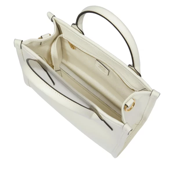 Petit sac cabas S Jour cuir Lancel neige