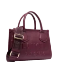 Petit sac cabas S Jour cuir Lancel cassis