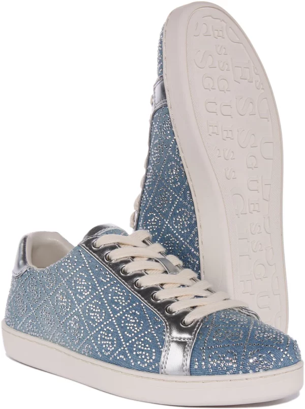 Baskets Guess femme Rosalia bleue