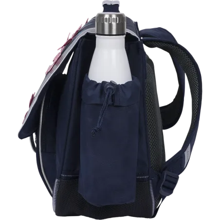 Cartable enfant Hortense bleu 38cm poche gourde Tann's