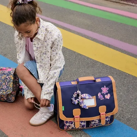 Cartable Cartable Maïna violet 38cm poche gourde Tann's