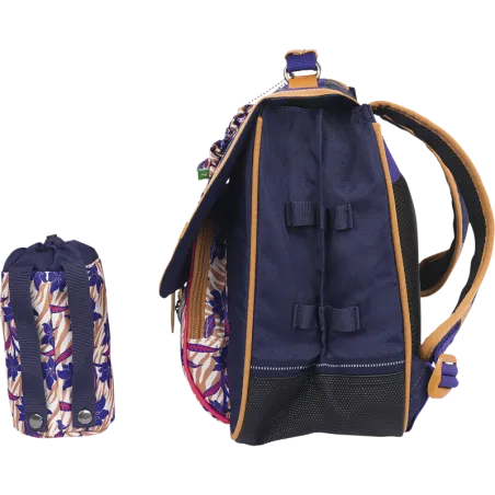 Cartable Cartable Maïna violet 38cm poche gourde Tann's