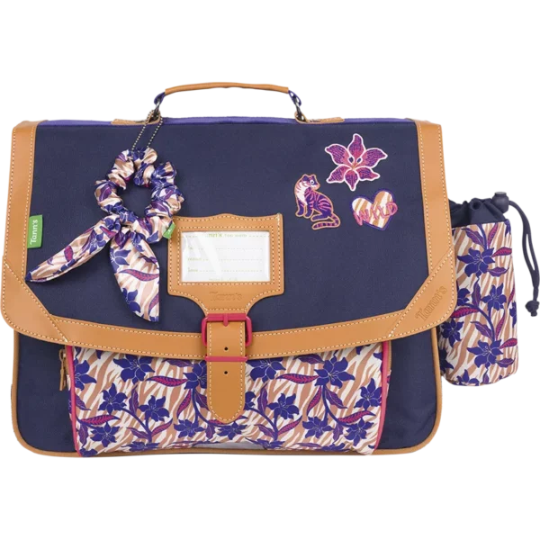 Cartable Cartable Maïna violet 38cm poche gourde Tann's