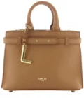 Sac porté main S Faubourg cuir Lancel – camel
