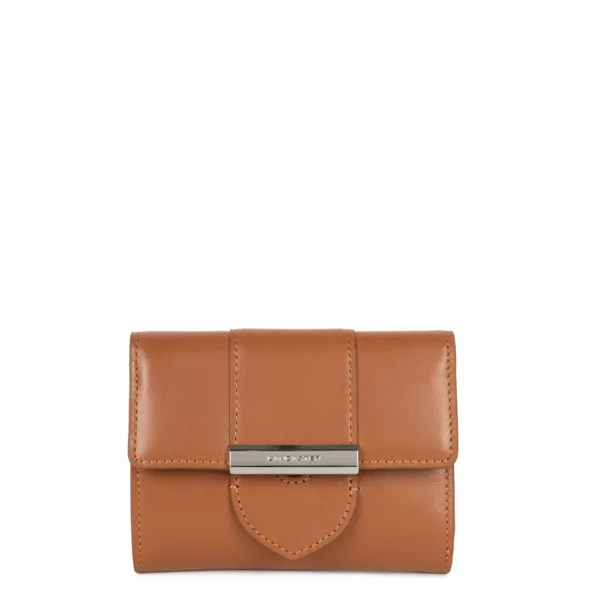 Portefeuille femme cuir Paris Ily Lancaster camel