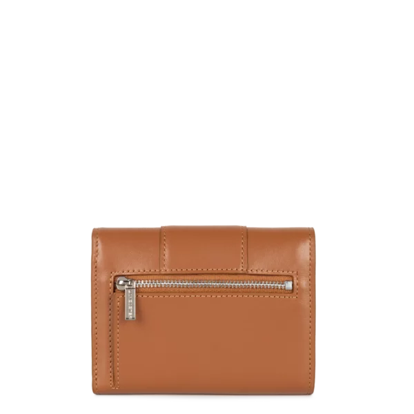 Portefeuille femme cuir Paris Ily Lancaster camel