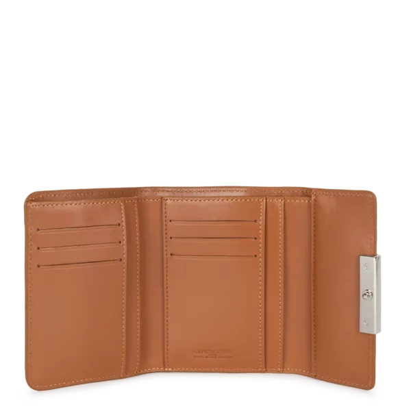 Portefeuille femme cuir Paris Ily Lancaster camel