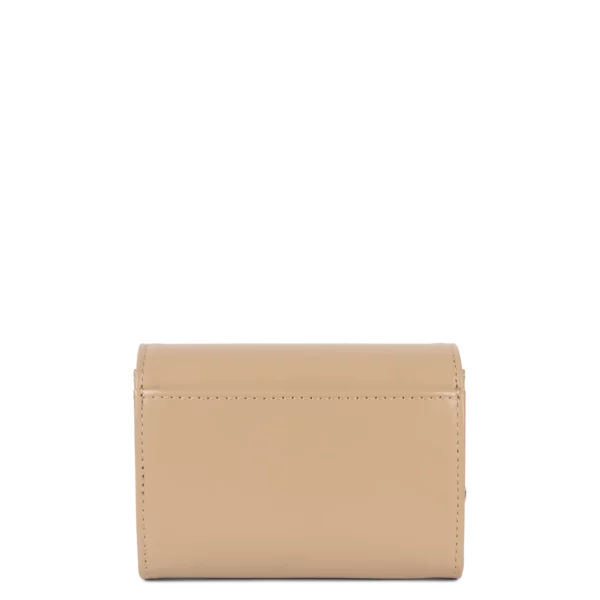 Portefeuille femme cuir Lancaster Paris PM beige foncé