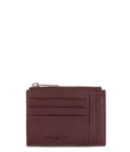 Porte-cartes femme cuir Lancaster Paris PM bordeaux