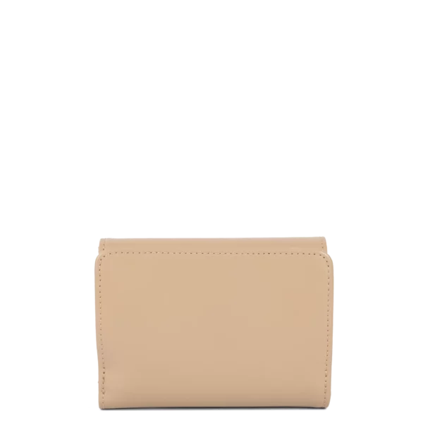 Portefeuille femme cuir Lancaster Paris PM beige foncé