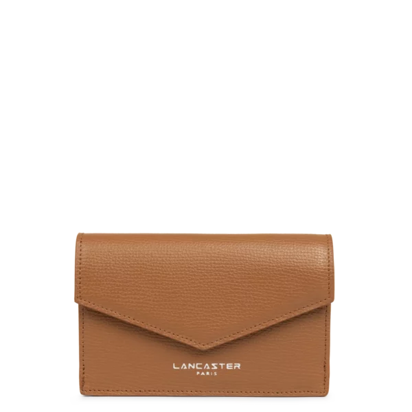 Porte-cartes femme cuir Sierra Lancaster camel