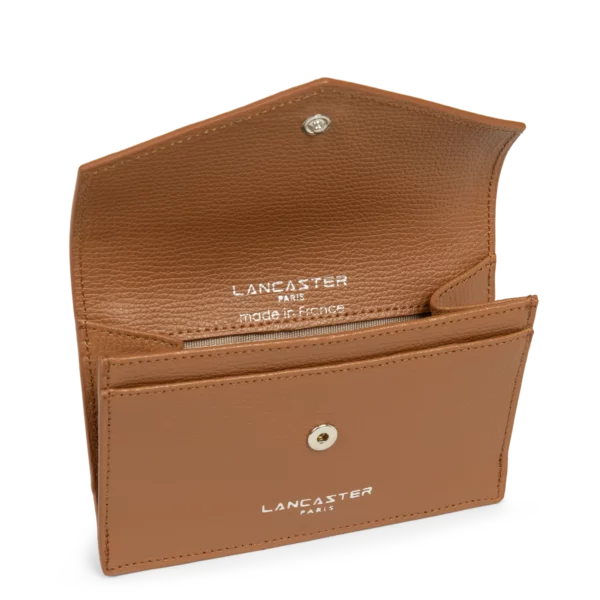 Porte-cartes femme cuir Sierra Lancaster camel