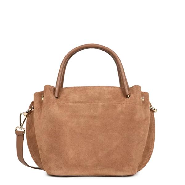 Sac à main Suède Louisa Lancaster moka