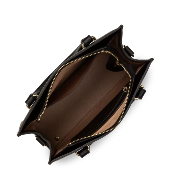 Sac à main Foulonne Double Lancaster noir cuir