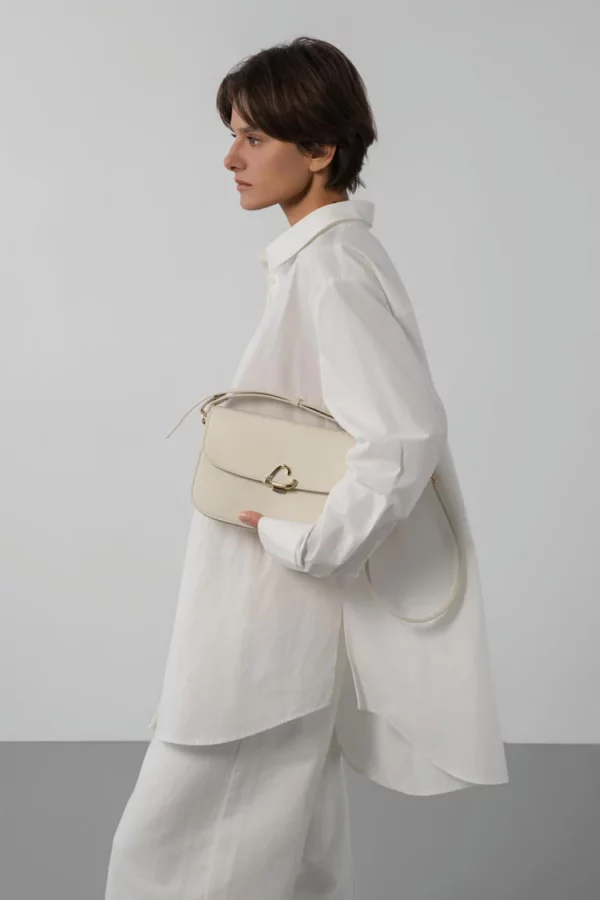 Sac trotteur besace City Philos Lancaster écru