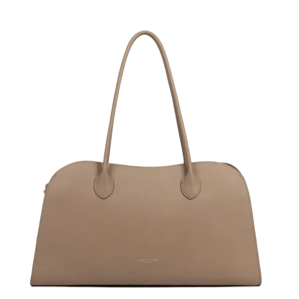 Grand sac cabas épaule Donna Hopper Lancaster praline