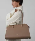 Grand sac cabas épaule Donna Hopper Lancaster praline