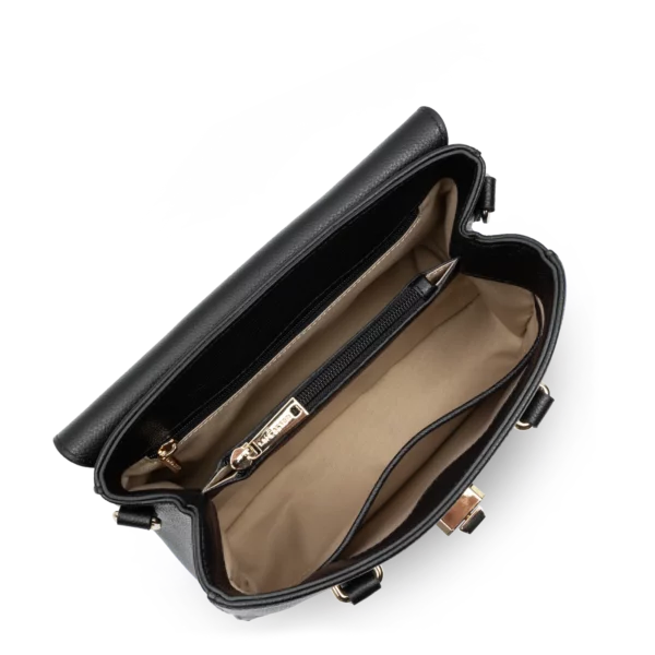 Sac à main femme cuir Milano Comsos Lancaster Noir