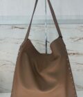 Sac hobo cuir Lady Rock GERARD DAREL taupe