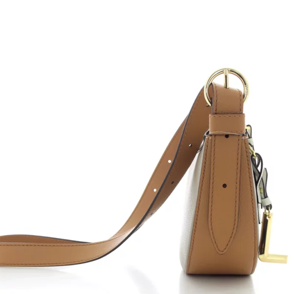 Sac demi-lune Faubourg cuir multicolore