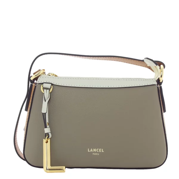 Sac bandoulière Faubourg Lancel cuir multico neige