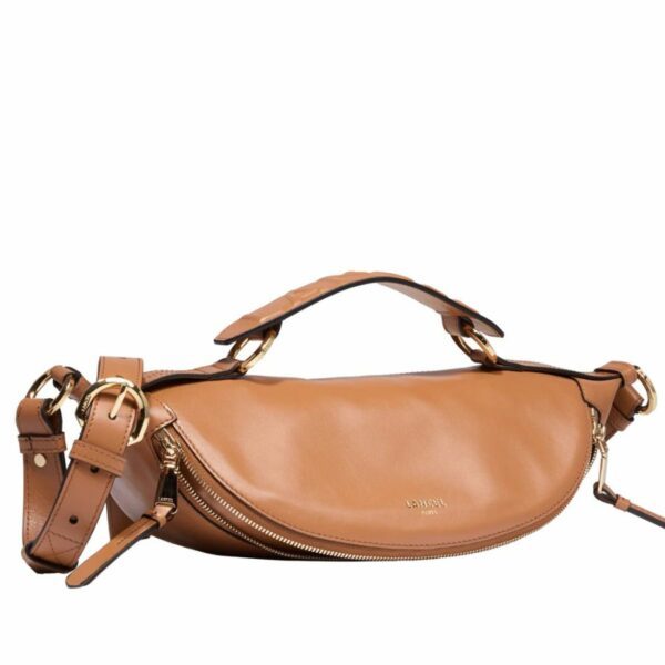 Sac banane Origami Lancel camel S cuir