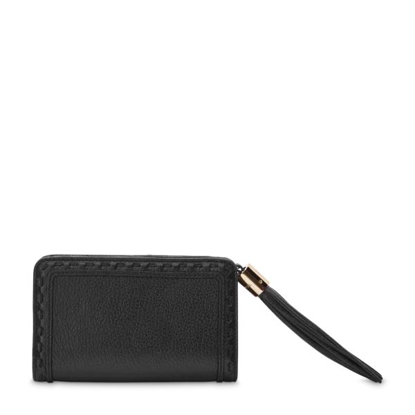 Portefeuille rectangulaire compact zippé Premier Flirt de Lancel Noir