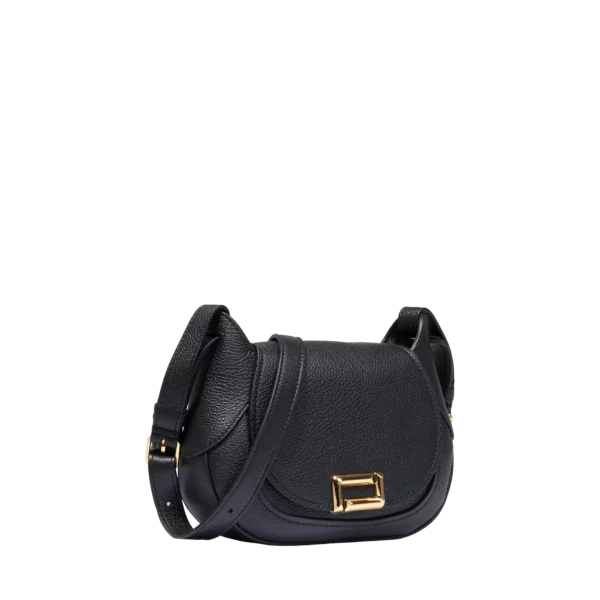Sac cuir besace M Paulette Lancel Noir