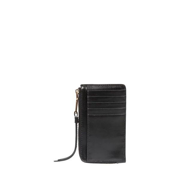 PORTE-CARTES ZIPPE ORIGAMI DE LANCEL NOIR