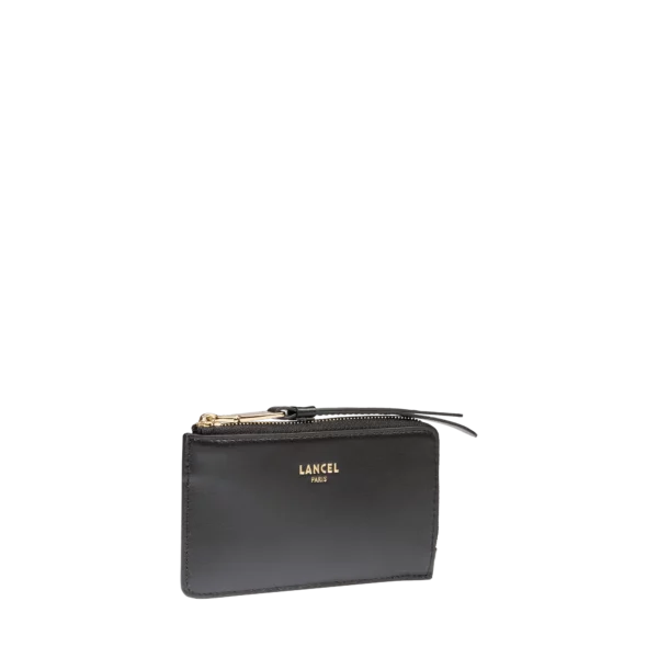 PORTE-CARTES ZIPPE ORIGAMI DE LANCEL NOIR