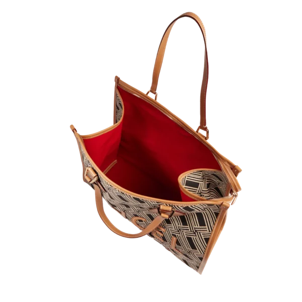 Sac cabas tote Zippe L Lancel multico noir