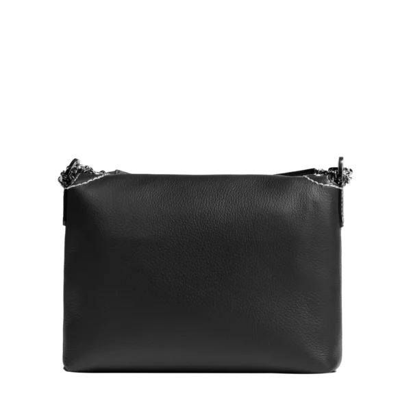 Sac rabat Ninon Soft M Lancel noir