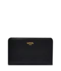 Portefeuille rectangulaire zippé BCBG Lancel noir