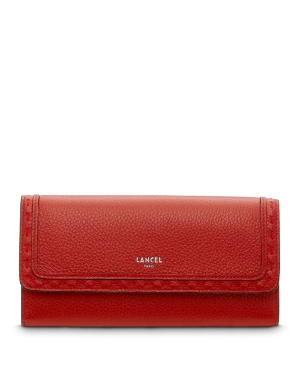 Portefeuille à rabat Premier Flirt - Lancel - rouge
