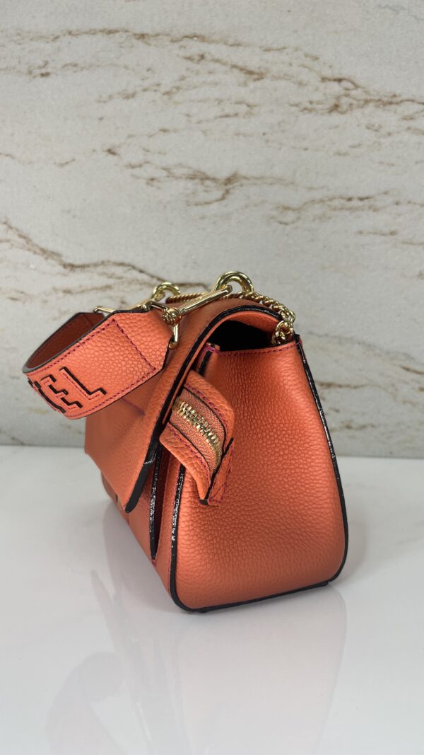 Sac rabat Ninon S de Lancel vermillon
