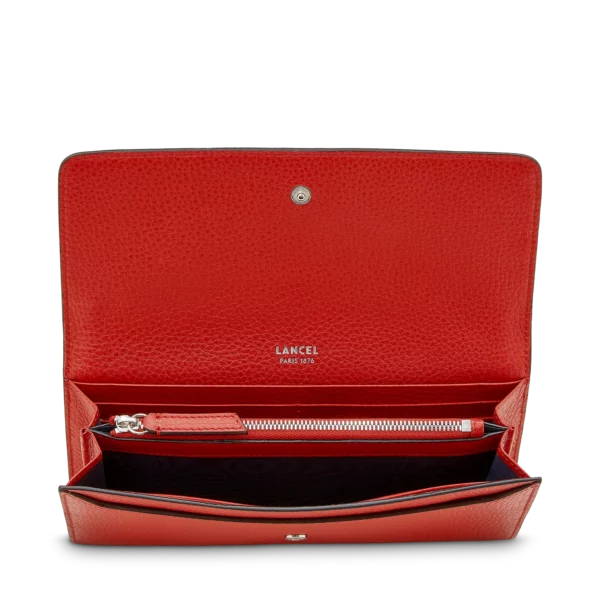 Portefeuille à rabat Premier Flirt - Lancel - rouge