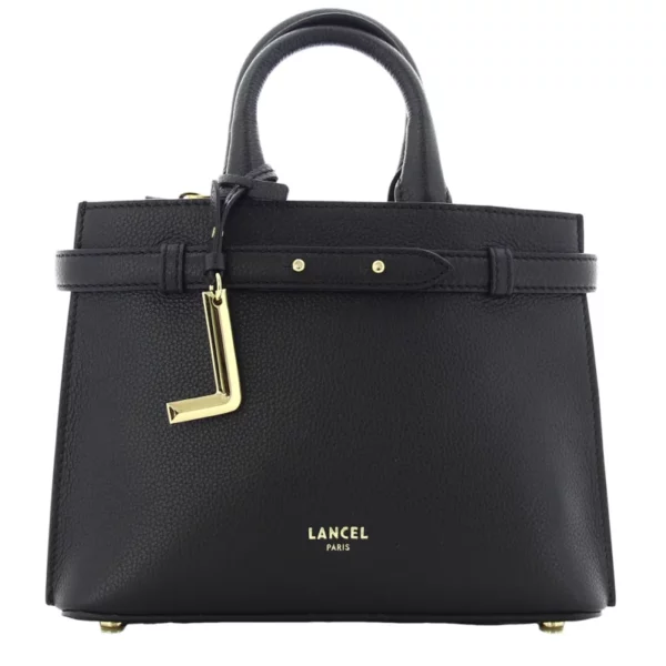 Sac porté main S Faubourg cuir Lancel – noir