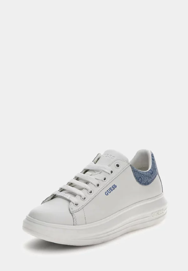 Baskets femme Guess low bleu