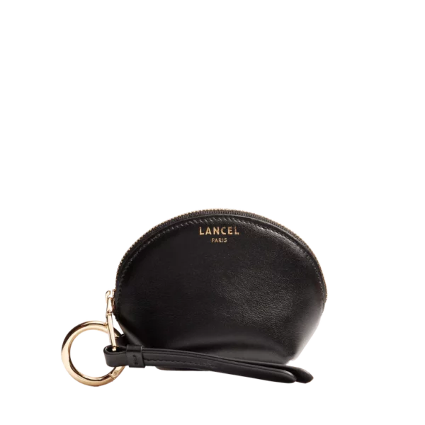 Porte-monnaie zippé Origami Lancel noir