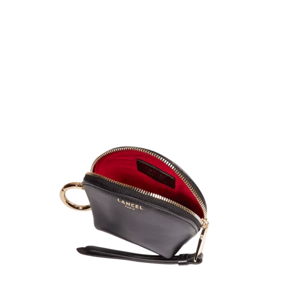 Porte-monnaie zippé Origami Lancel noir