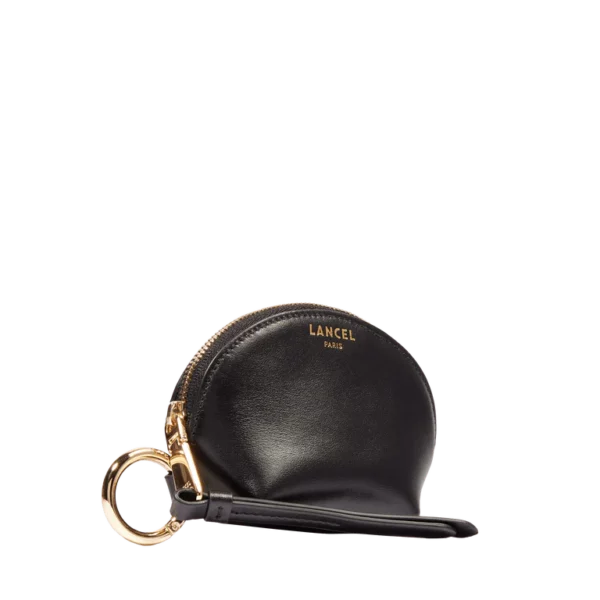 Porte-monnaie zippé Origami Lancel noir