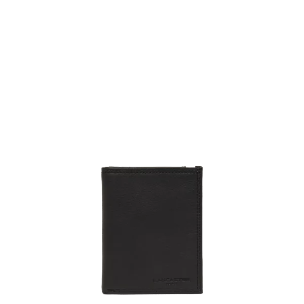 Petit portefeuille Soft Vintage Noir Lancaster Homme