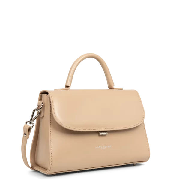 Sac à main Suave Even Lancaster cuir beige foncé