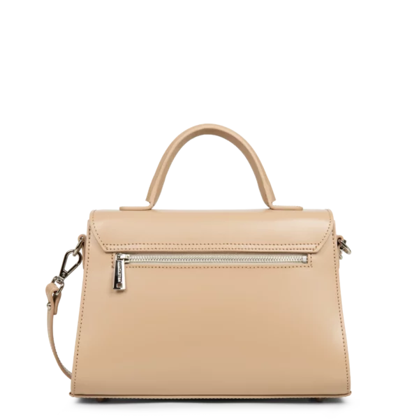 Sac à main Suave Even Lancaster cuir beige foncé