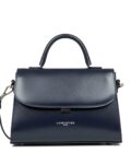 Sac à main Suave Even Lancaster cuir bleu foncé
